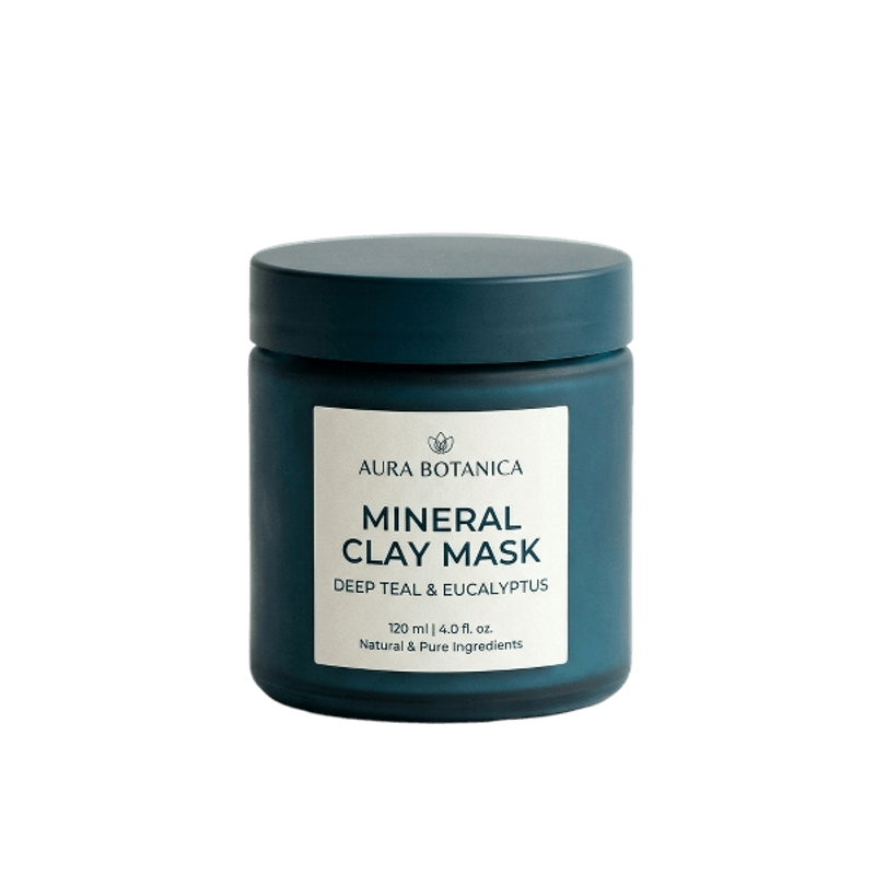 Aura Botanica Masque Détox Argile Minérale Deep Teal & Eucalyptus