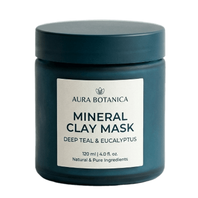 Aura Botanica Masque Détox Argile Minérale Deep Teal & Eucalyptus - seconde vue