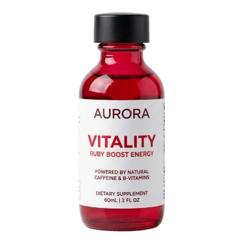 Aurora Vitality Gouttes Énergisantes Ruby Boost Caféine Naturelle & Vitamines B - seconde vue