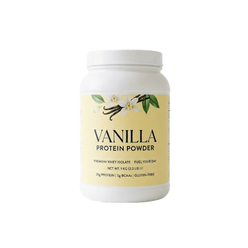 Vanilla Protein Powder Isolat de Whey Pure Vanille Bourbon 1kg
