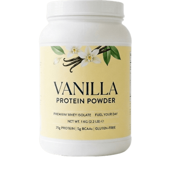 Vanilla Protein Powder Isolat de Whey Pure Vanille Bourbon 1kg - seconde vue